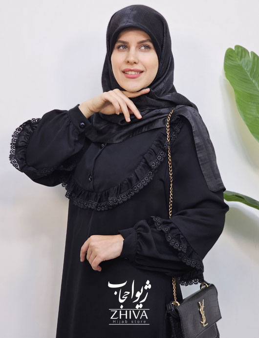 ليست عباهای مشکی کار شده